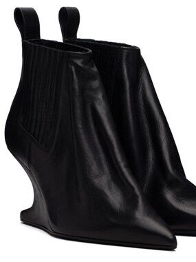 BNWT AW25 RICK OWENS "CONCORDIANS" LOOEC ANKLE TACO BOOTS 39